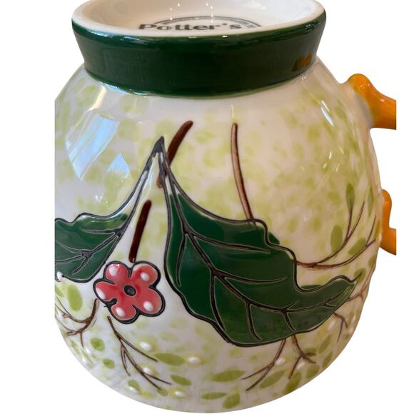 POTTER'S STUDIO Floral Ceramic Coffee or Tea Mug 12oz. Colorful Yellow Trim New - Picture 13 of 15